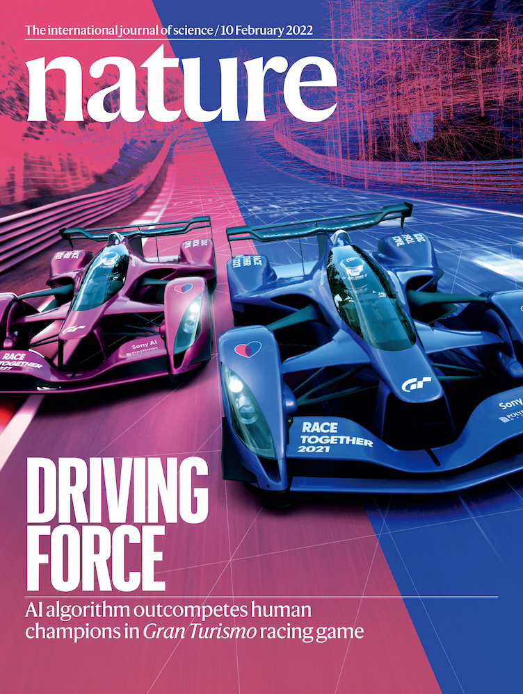 英「Nature」誌の表紙を「Gran Turismo Sophy」が飾る